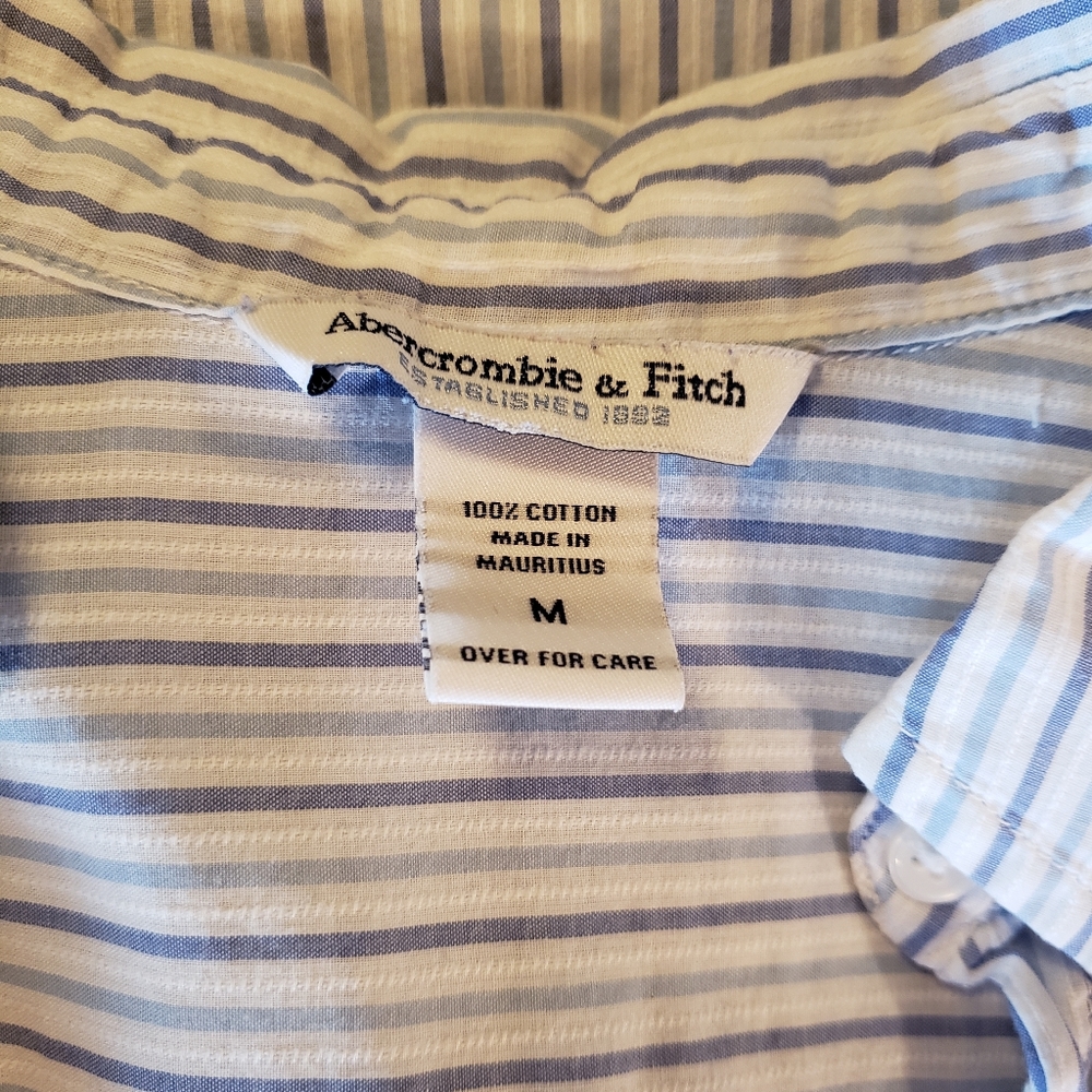 Abercrombie and Fitch button up shirt sz med - Picture 4 of 5